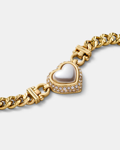 Relic Heart Bracelet - Pearl