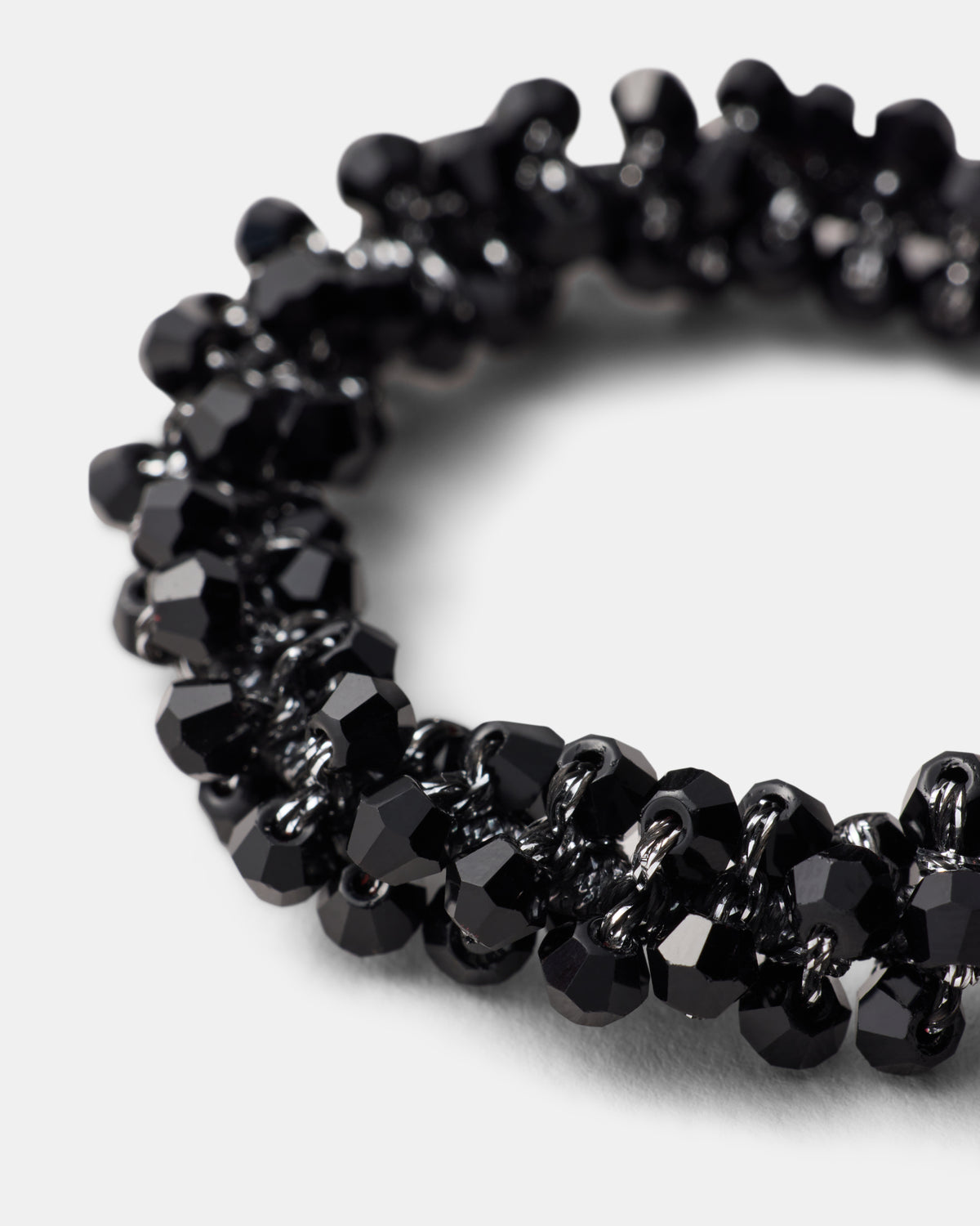 Bejewel Scrunchie - Black