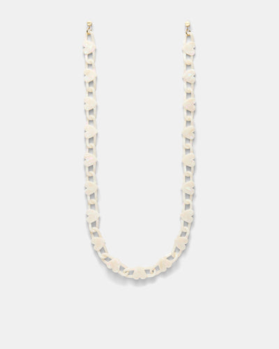 Hearted Sunglasses Chain - Pearl