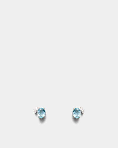 Sky Stud Earrings - Sky Blue