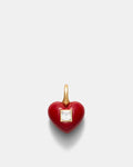 Devotion Heart Charm - Lipstick Red