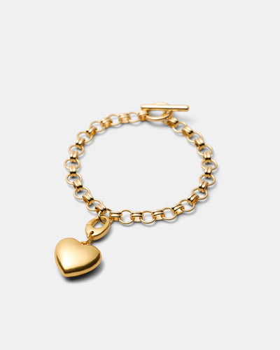 Affair Heart Charm - Gold