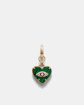 Emotional Heart Charm - Malachite