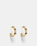 So Ornate Hoop Earrings - TOFFEE