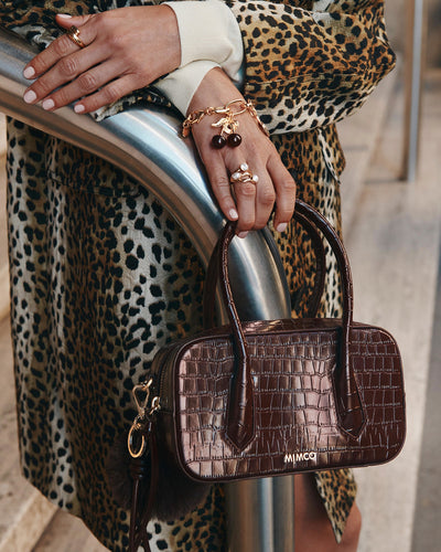 Jolene Mini Bowler Bag - Cherry