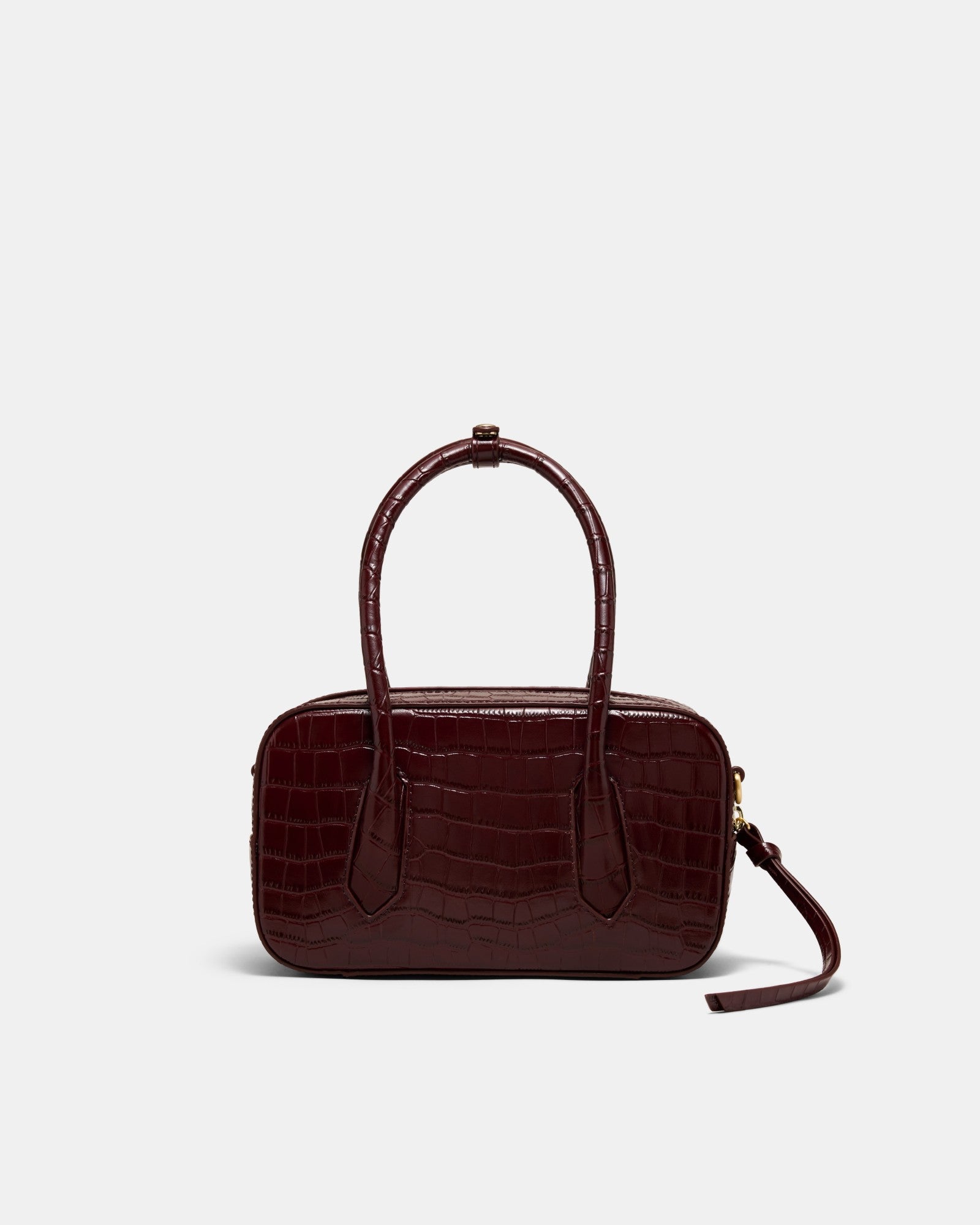 Jolene Mini Bowler Bag - Cherry