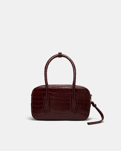 Jolene Mini Bowler Bag - Cherry