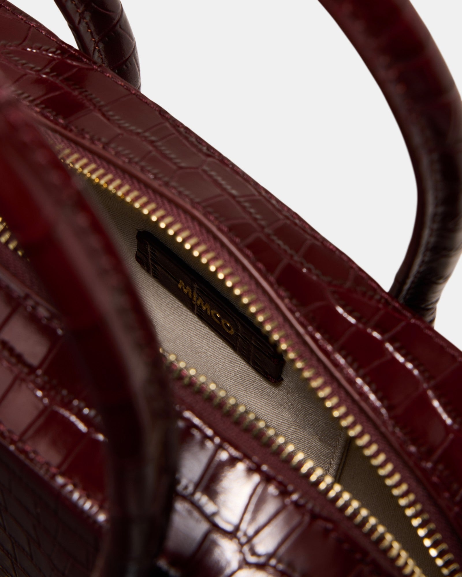 Jolene Mini Bowler Bag - Cherry