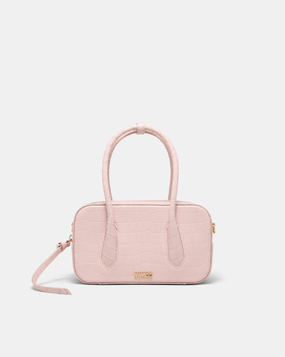 Jolene Mini Bowler Bag - Pink Dust