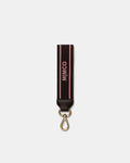 Multi Stripe Webbing Wrist Strap - Espresso