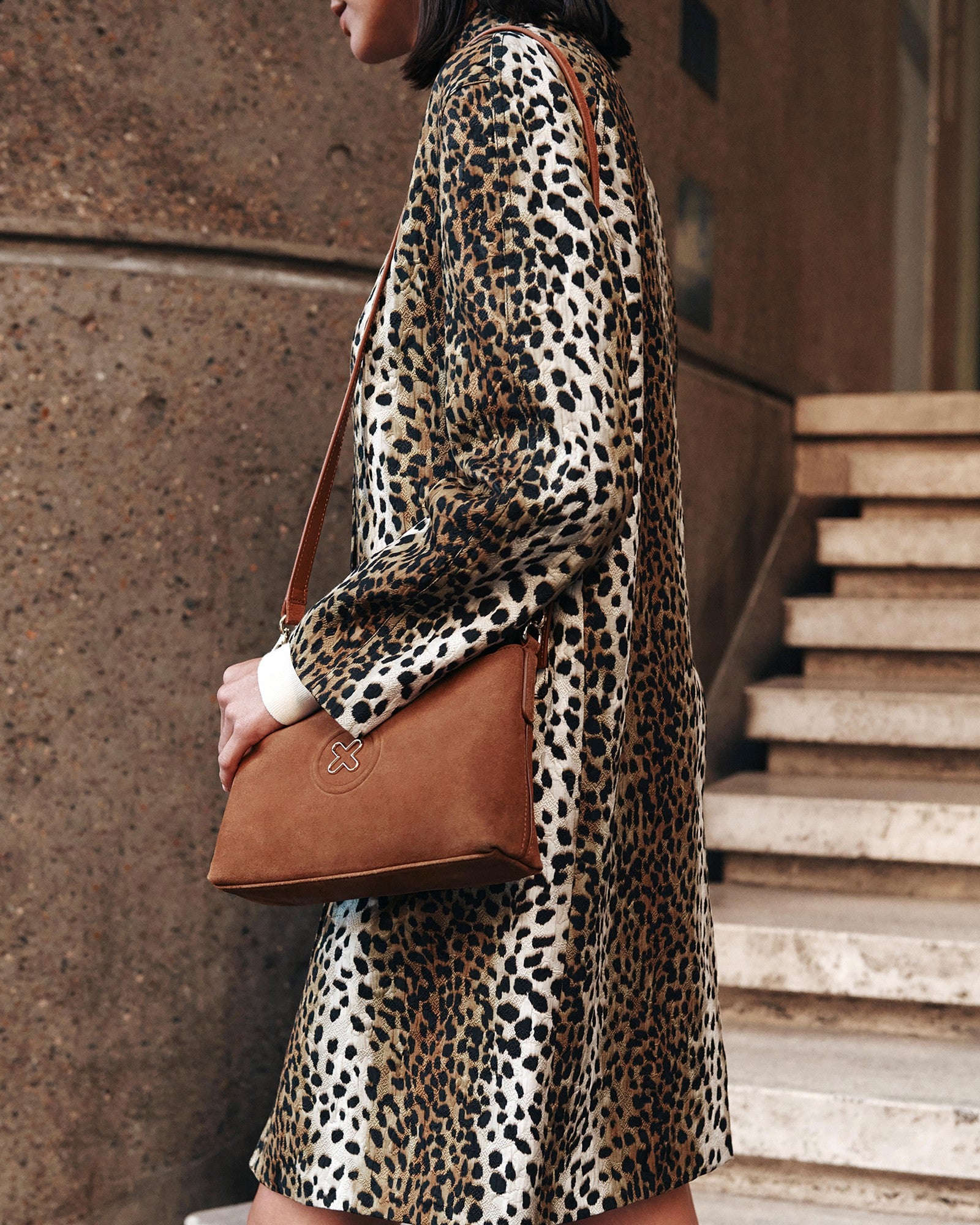 Bay Strap Crossbody Bag - Pecan