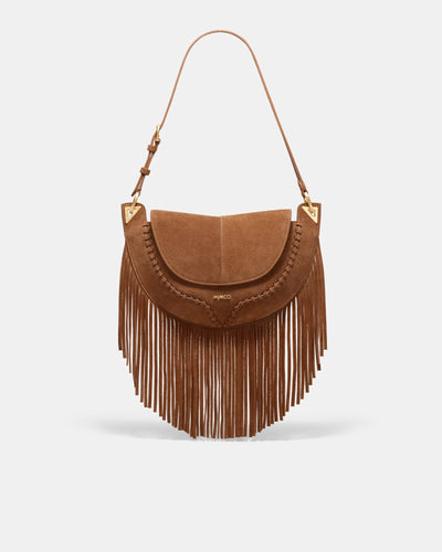 Dolly Fringe Shoulder Bag - Pecan
