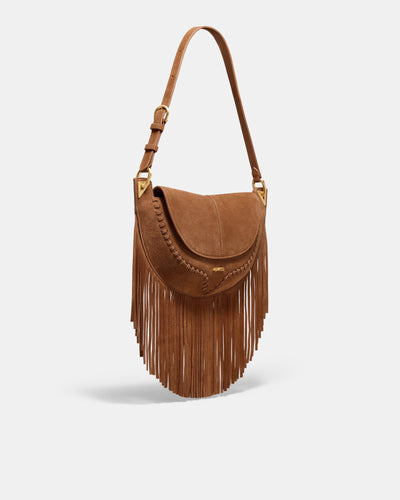 Dolly Fringe Shoulder Bag - Pecan