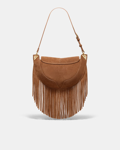Dolly Fringe Shoulder Bag - Pecan