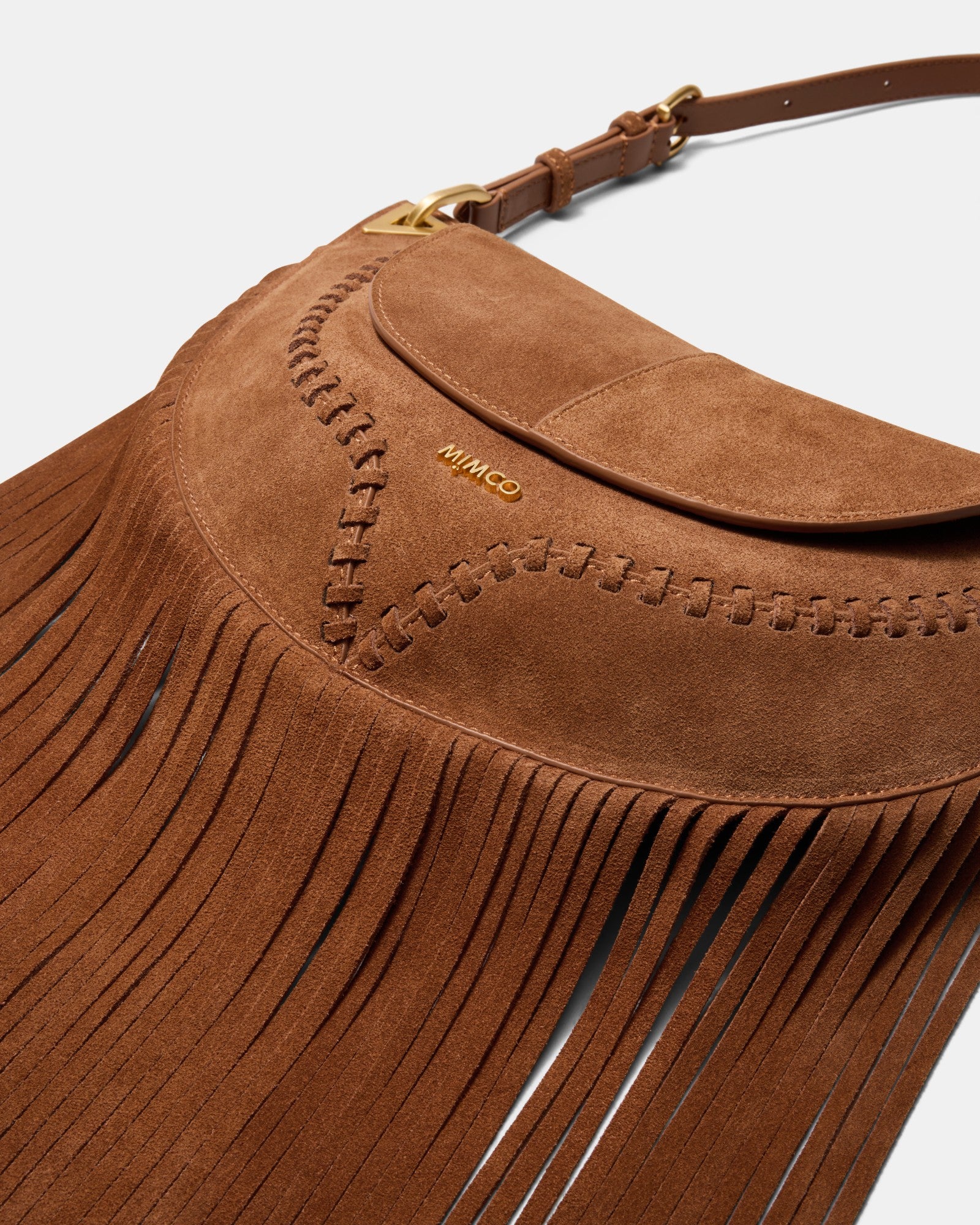 Dolly Fringe Shoulder Bag - Pecan