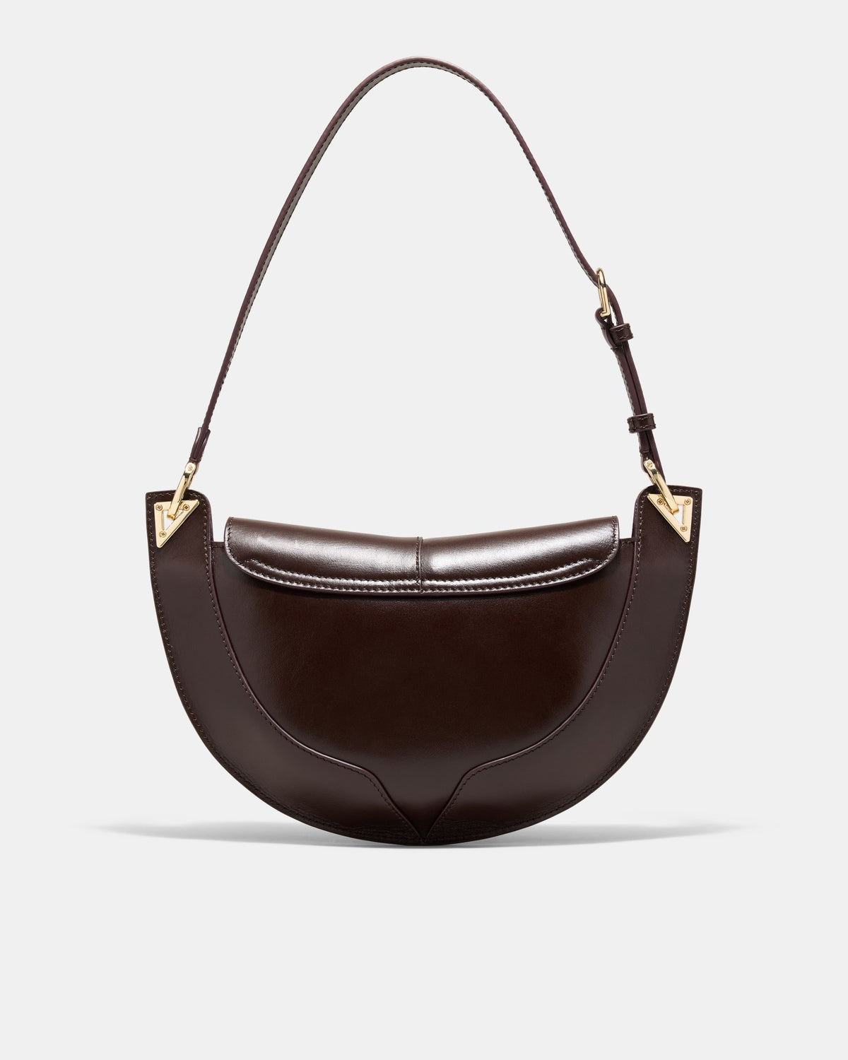 Dolly Studded Shoulder Bag - Brandy