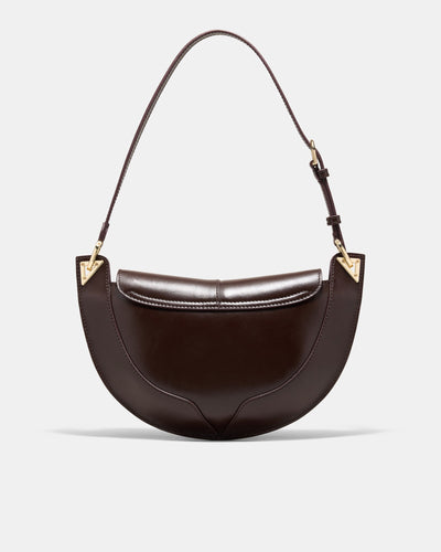 Dolly Studded Shoulder Bag - Brandy