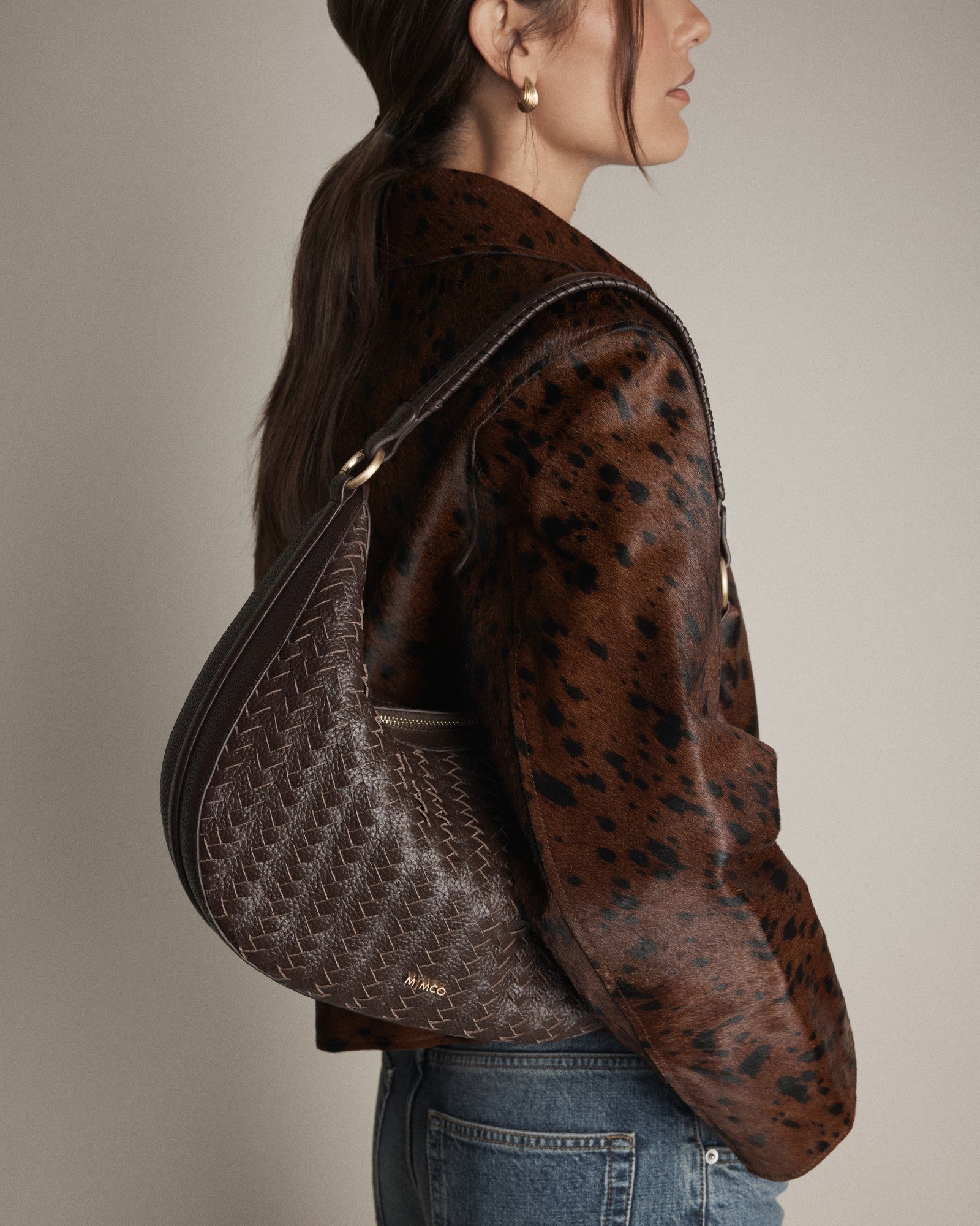 Luna Crescent Bag - Cocoa