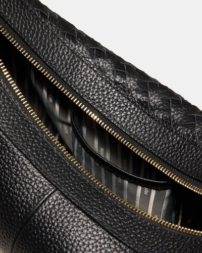 Luna Crescent Bag - Black