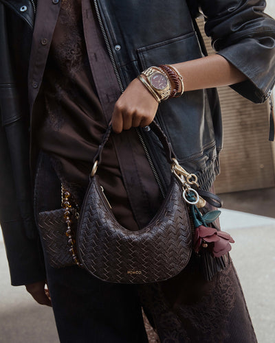 Luna Mini Crescent Bag - Cocoa