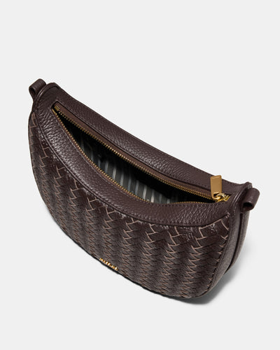 Luna Mini Crescent Bag - Cocoa