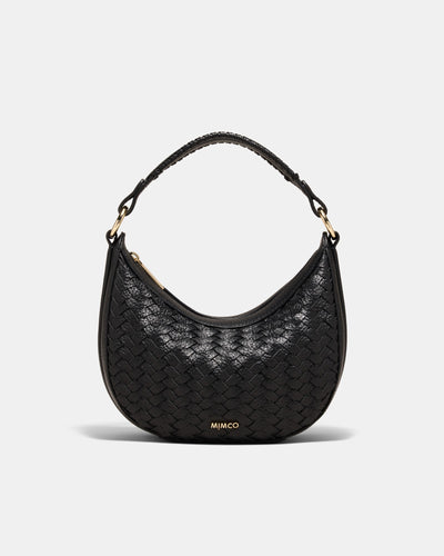 Luna Mini Crescent Bag - Black