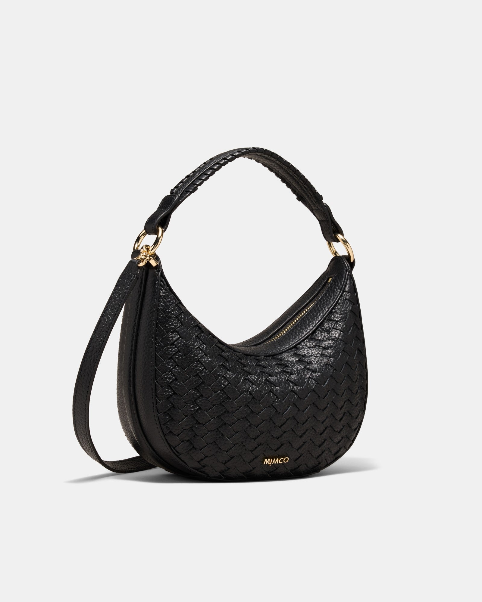 Luna Mini Crescent Bag - Black
