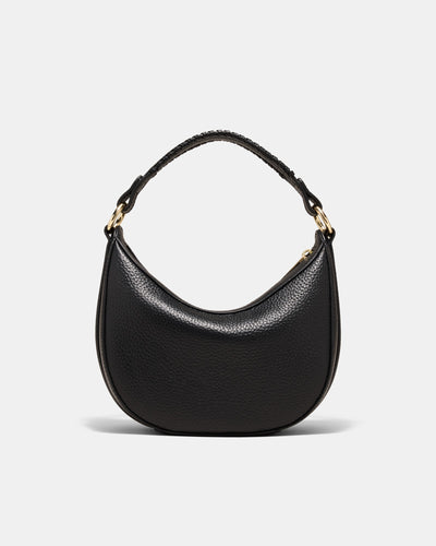 Luna Mini Crescent Bag - Black
