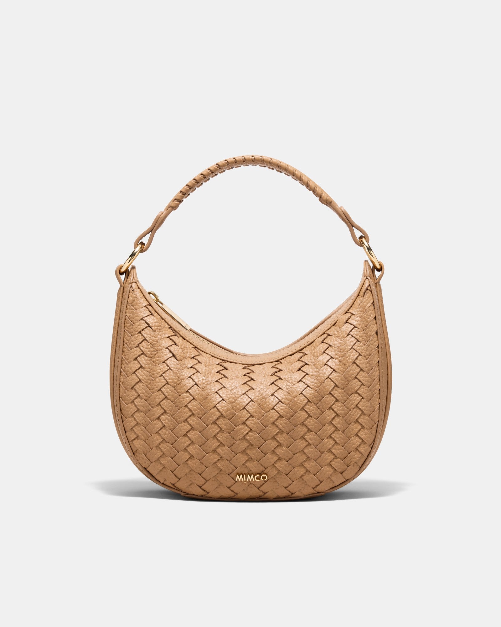 Luna Mini Crescent Bag - Caramel