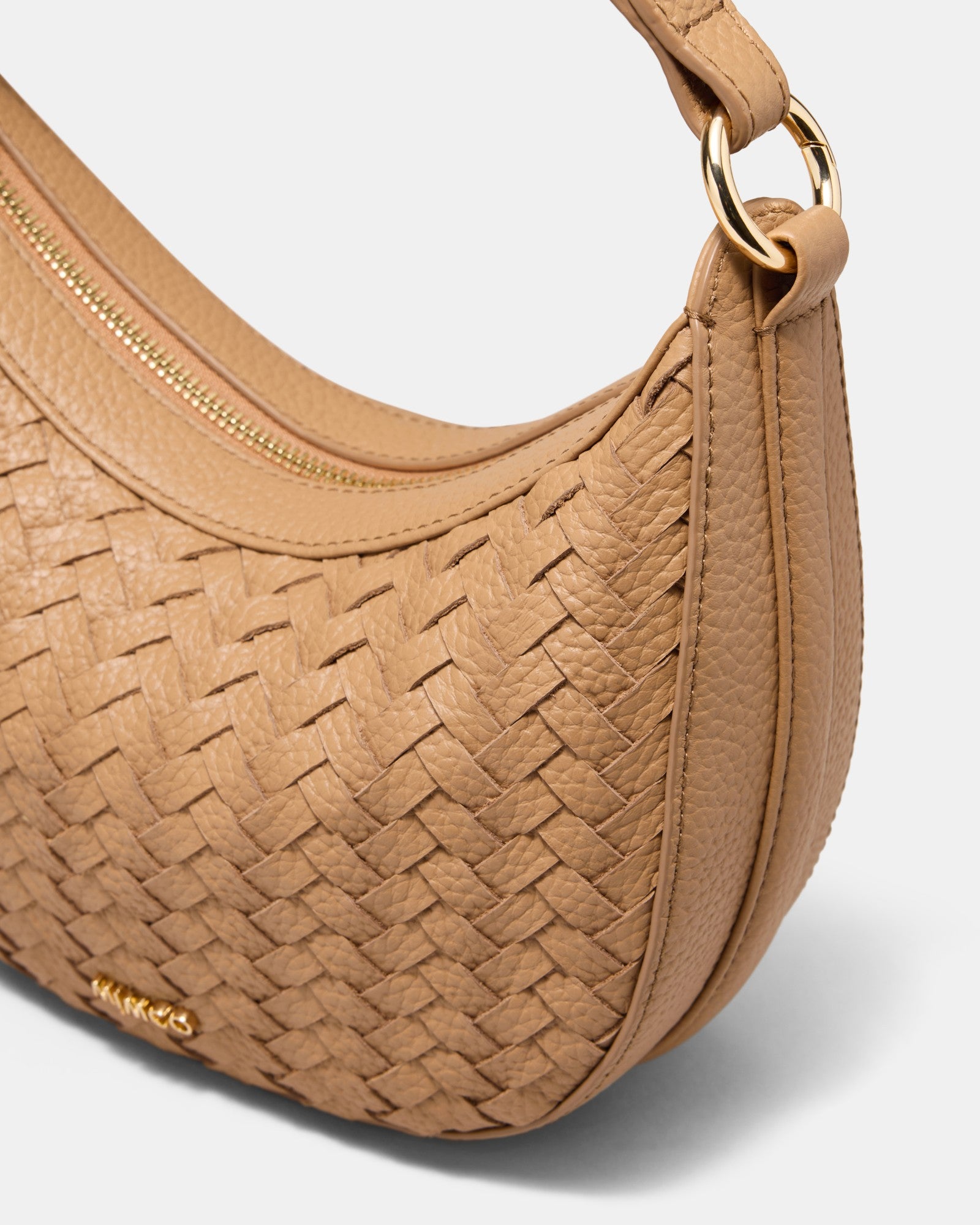 Luna Mini Crescent Bag - Caramel