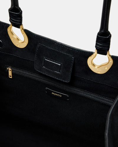 Shield Tote Bag - Black