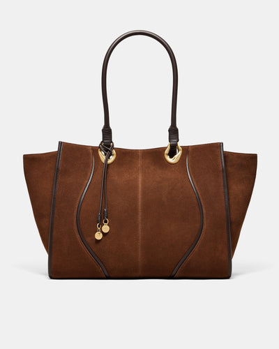 Shield Tote Bag - TOFFEE