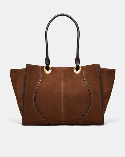 Shield Tote Bag - TOFFEE