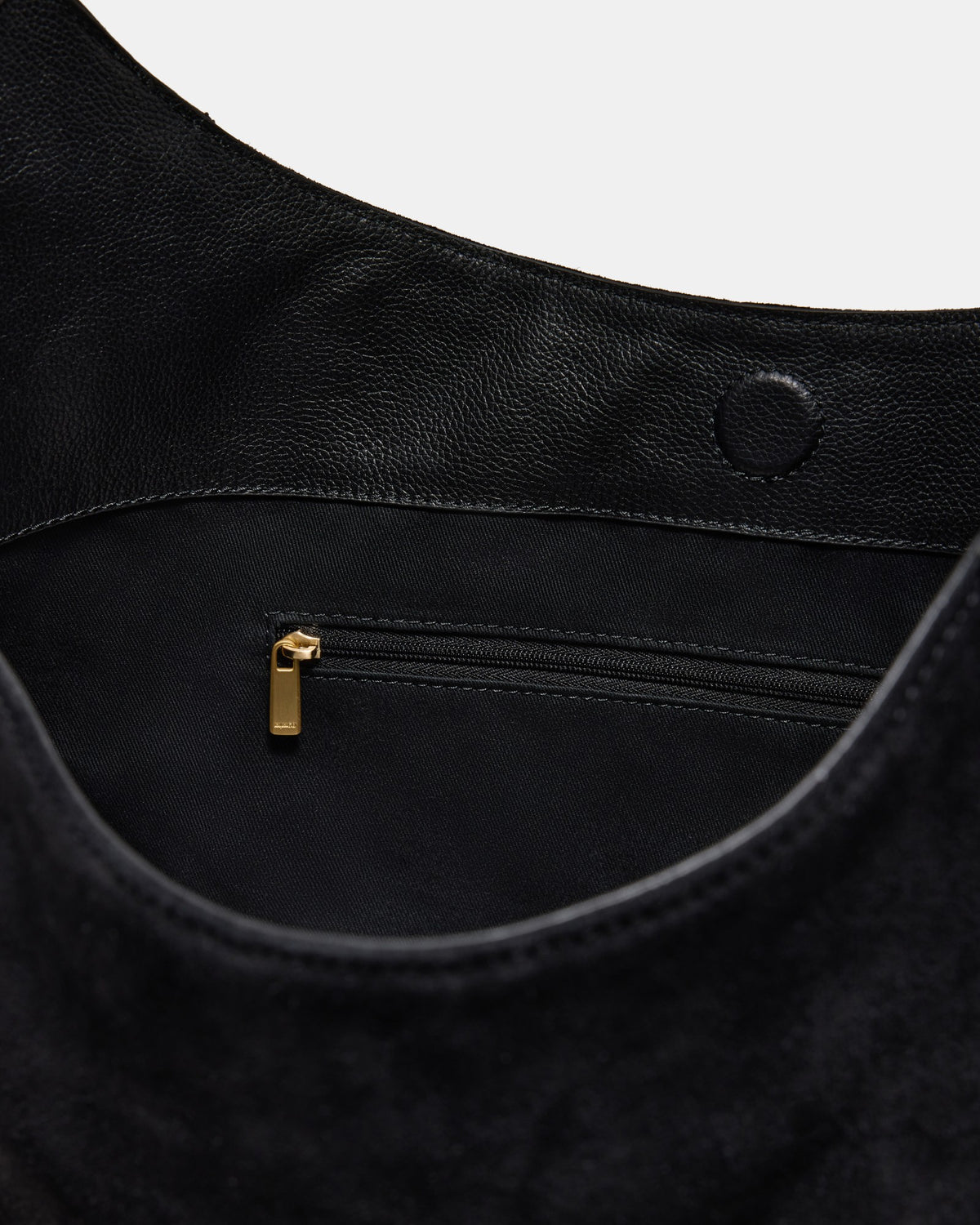Shield Hobo Bag - Black