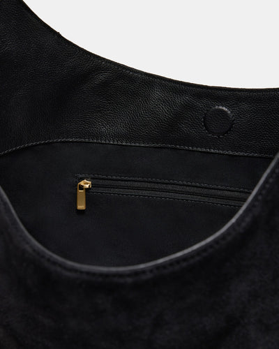 Shield Hobo Bag - Black