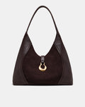 Shield Hobo Bag - Bitter Chocolate
