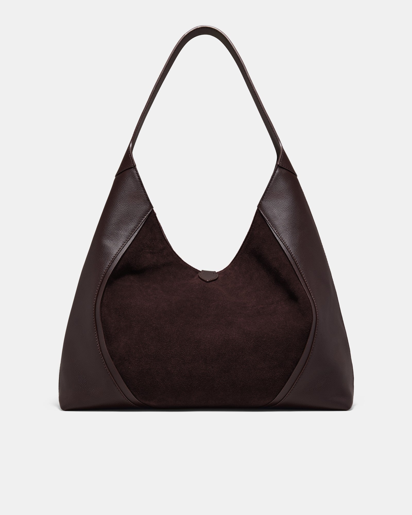 Shield Hobo Bag - Bitter Chocolate