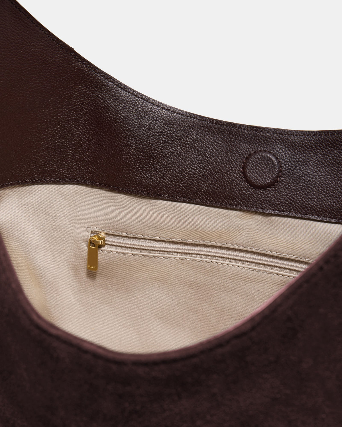 Shield Hobo Bag - Bitter Chocolate
