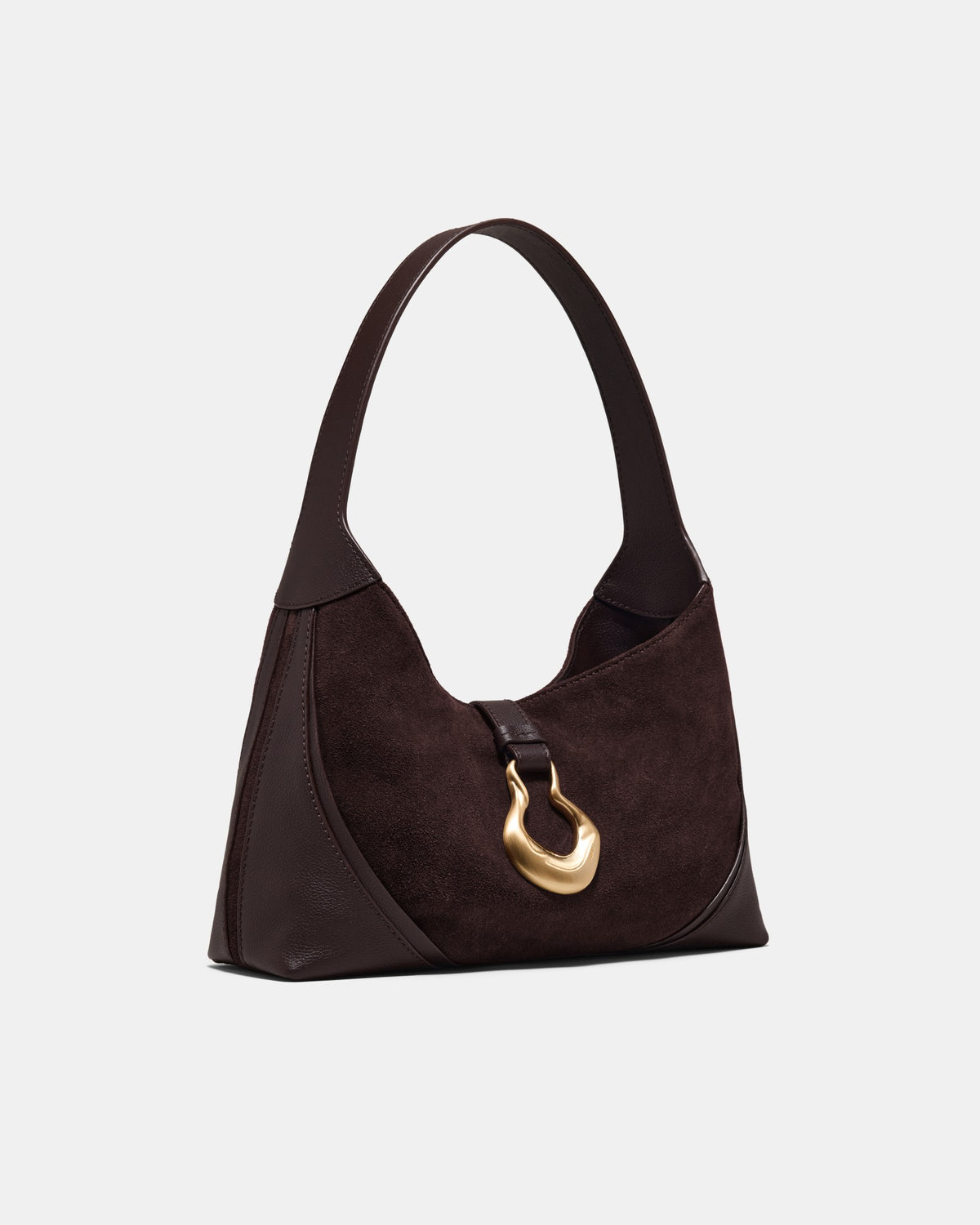Shield Shoulder Bag - Bitter Chocolate