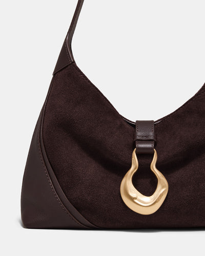 Shield Shoulder Bag - Bitter Chocolate