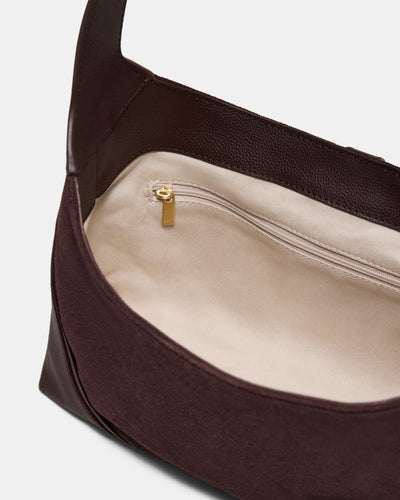 Shield Shoulder Bag - Bitter Chocolate