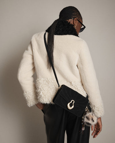 Shield Crossbody Bag - Black