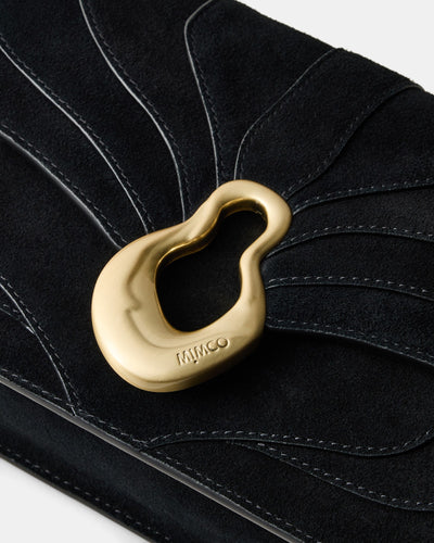 Shield Crossbody Bag - Black