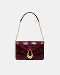 Shield Crossbody Bag - Merlot