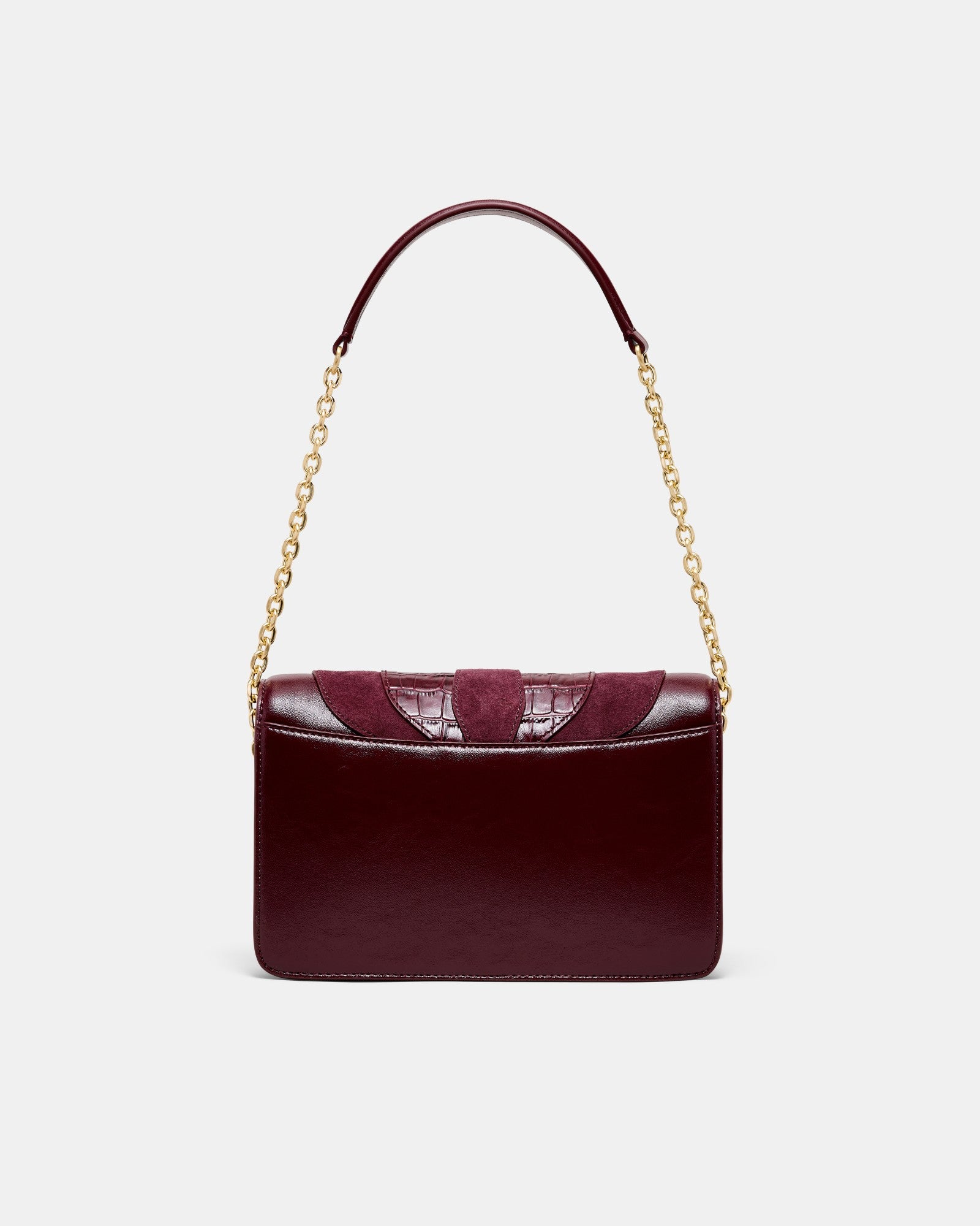 Shield Crossbody Bag - Merlot