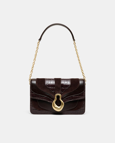 Shield Crossbody Bag - Bitter Chocolate