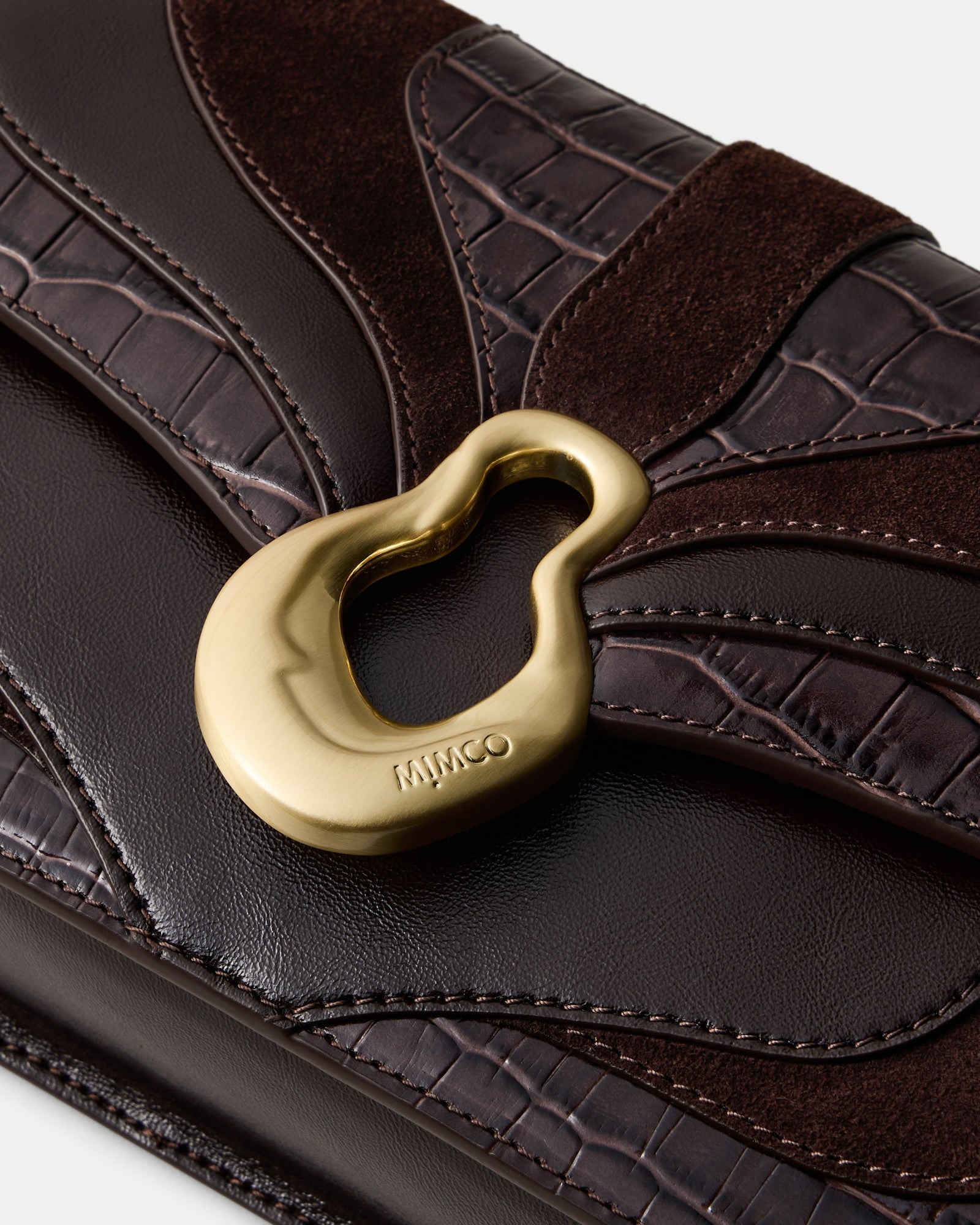 Shield Crossbody Bag - Bitter Chocolate