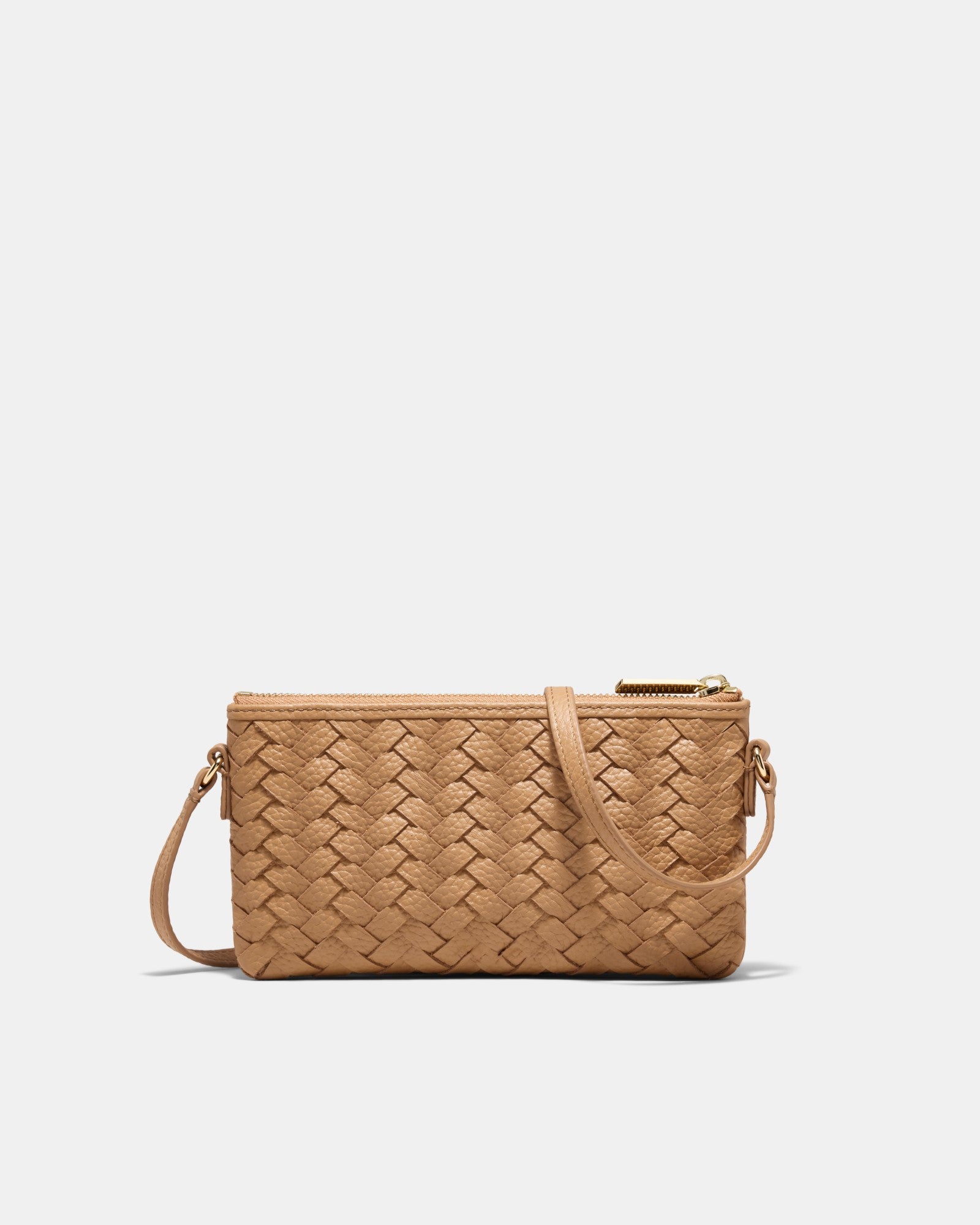Rhiannon Pouch Crossbody Bag - Caramel