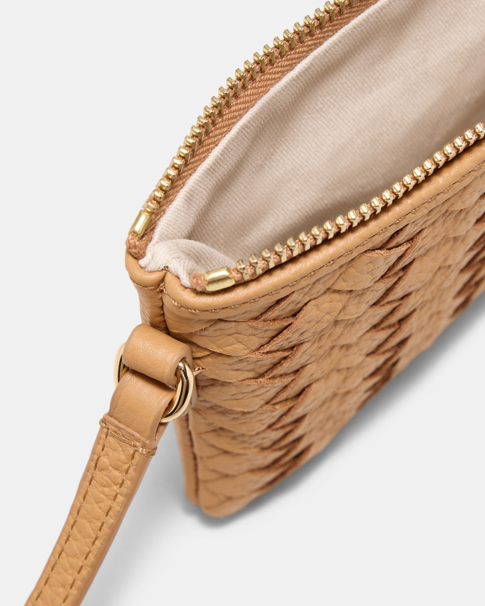 Rhiannon Pouch Crossbody Bag - Caramel