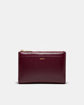 Yvette Gusset Pouch - Merlot
